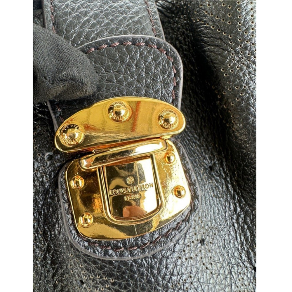 Louis Vuitton Mahina XL Black Monogram Hobo Bag in Leather – Made in Italy - Picture 5 of 11